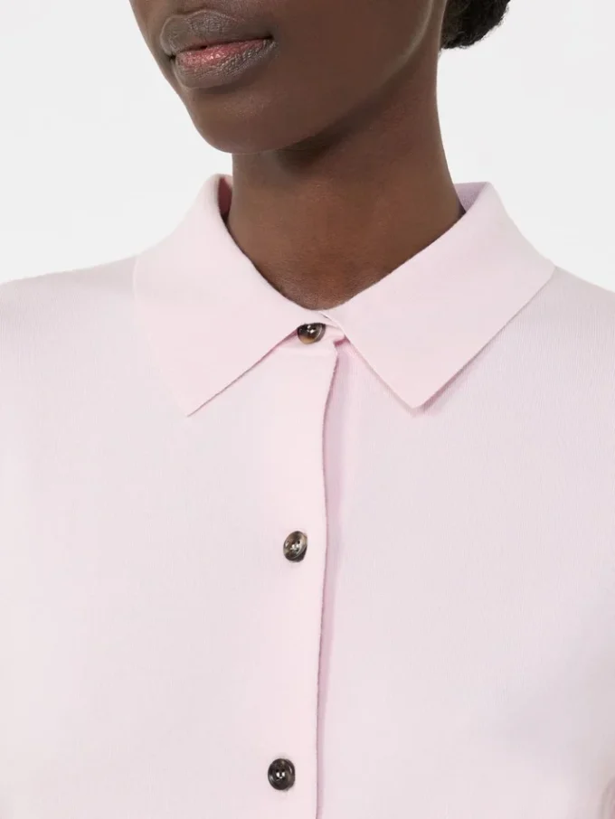 Feminint uldcardigan, lyserødt Feminint uldcardigan, lyserødt