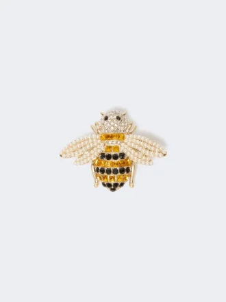 Glasbroche, sort Glasbroche, sort