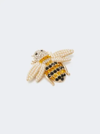 Glasbroche, sort Glasbroche, sort