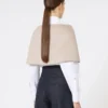 Infinity-tørklæde i kashmir, beige Infinity-tørklæde i kashmir, beige