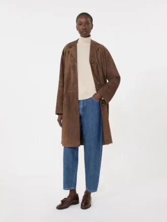 Jeans i bomuldsdenim med smalle ben, midnatsblå