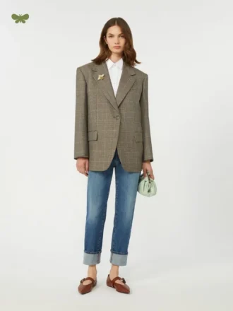 Jeans med lige ben, navy