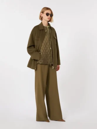 Joggingbukser i uld, khaki