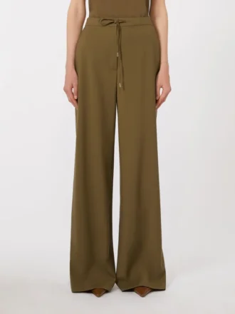 Joggingbukser i uld, khaki