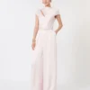 Jumpsuit i Envers-satin, lyserød Jumpsuit i Envers-satin, lyserød
