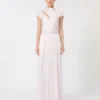 Jumpsuit i Envers-satin, lyserød Jumpsuit i Envers-satin, lyserød