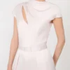 Jumpsuit i Envers-satin, lyserød Jumpsuit i Envers-satin, lyserød