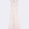 Jumpsuit i Envers-satin, lyserød Jumpsuit i Envers-satin, lyserød