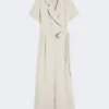 Jumpsuit i viskose og hør, Batavia, beige Jumpsuit i viskose og hør, Batavia, beige