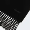 Kashmir-stole med logo, sort Kashmir-stole med logo, sort