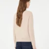 Kashmir-sweater med rund hals, sand Kashmir-sweater med rund hals, sand