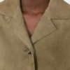 Kort ruskindsjakke, mud Kort ruskindsjakke, mud