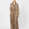 Lang cardigan i uld og kashmir, sand Lang cardigan i uld og kashmir, sand