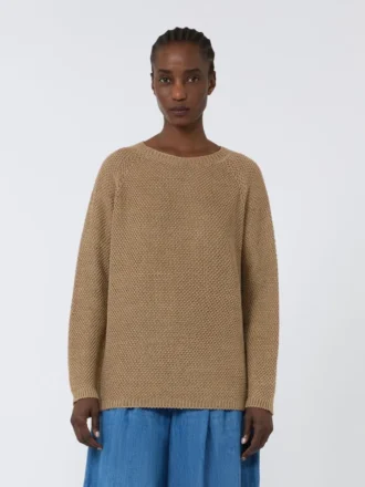 Letvægts-linne-sweater, ørken