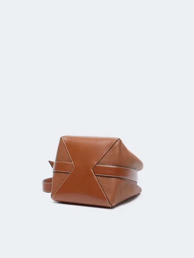 Lille bucket-taske, brun