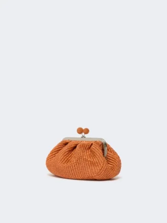 Lille pasticcino-taske i raffia-look, laks