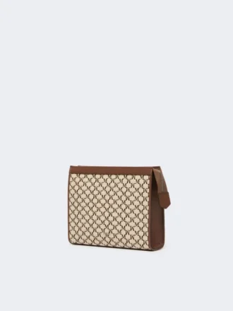 Lille taske i bomuldsjacquard, sort Lille taske i bomuldsjacquard, sort