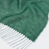 Linestole med frynser, salviegrøn Linestole med frynser, salviegrøn
