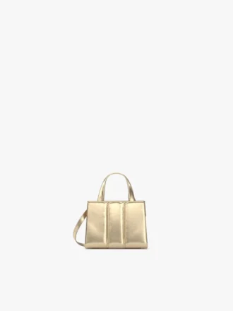 Max Mara Whitney taske 2 – nano, lys guldbrun