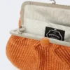 Mellemstor pasticcino-taske med raffia-effekt, laks Mellemstor pasticcino-taske med raffia-effekt, laks