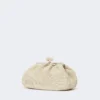 Mellemstor pasticcino-taske med raffia-effekt, turtledove Mellemstor pasticcino-taske med raffia-effekt, turtledove