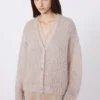 Mohair-cardigan, sand Mohair-cardigan, sand