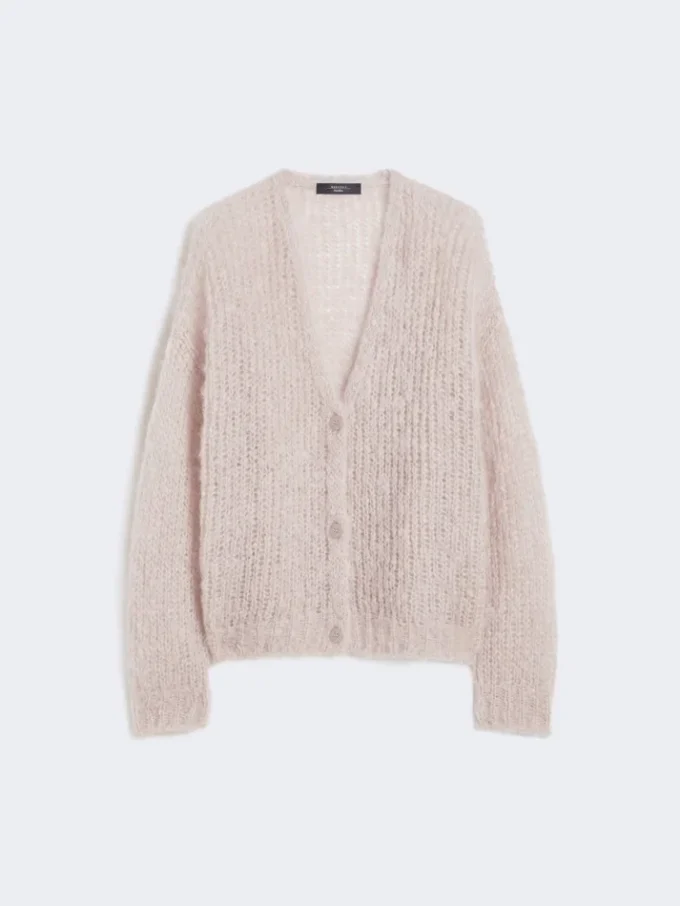 Mohair-cardigan, sand Mohair-cardigan, sand