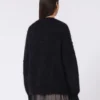 Mohair-cardigan, sort Mohair-cardigan, sort