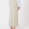 Nederdel i argyle-kashmirgarn, beige Nederdel i argyle-kashmirgarn, beige