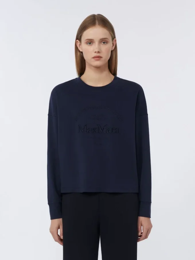 Oversized jersey-T-shirt, ultramarin Oversized jersey-T-shirt, ultramarin