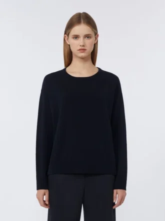 Oversized uldtrøje, ultramarin