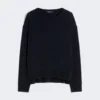 Oversized uldtrøje, ultramarin Oversized uldtrøje, ultramarin