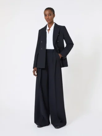 Poplin-skjortebodysuit, optisk hvid