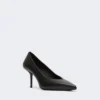 Pumps i blødt nappalæder, sort Pumps i blødt nappalæder, sort