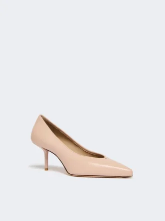 Pumps i nappalæder, lyserød