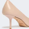 Pumps i nappalæder, lyserød Pumps i nappalæder, lyserød