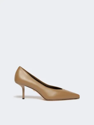 Pumps i nappalæder, mud