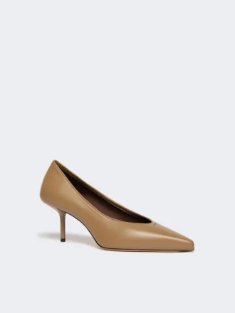 Pumps i nappalæder, mud