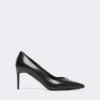 Pumps i nappalæder, sort Pumps i nappalæder, sort