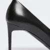 Pumps i nappalæder, sort Pumps i nappalæder, sort