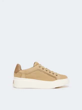 Ruskindssneakers, sand