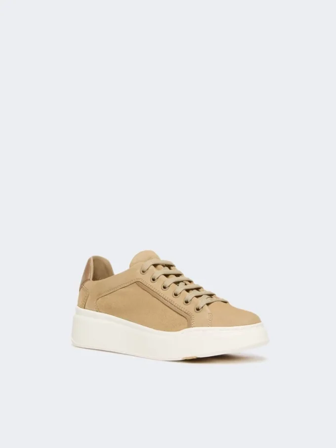 Ruskindssneakers, sand Ruskindssneakers, sand