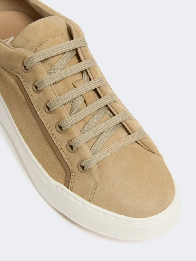 Ruskindssneakers, sand Ruskindssneakers, sand