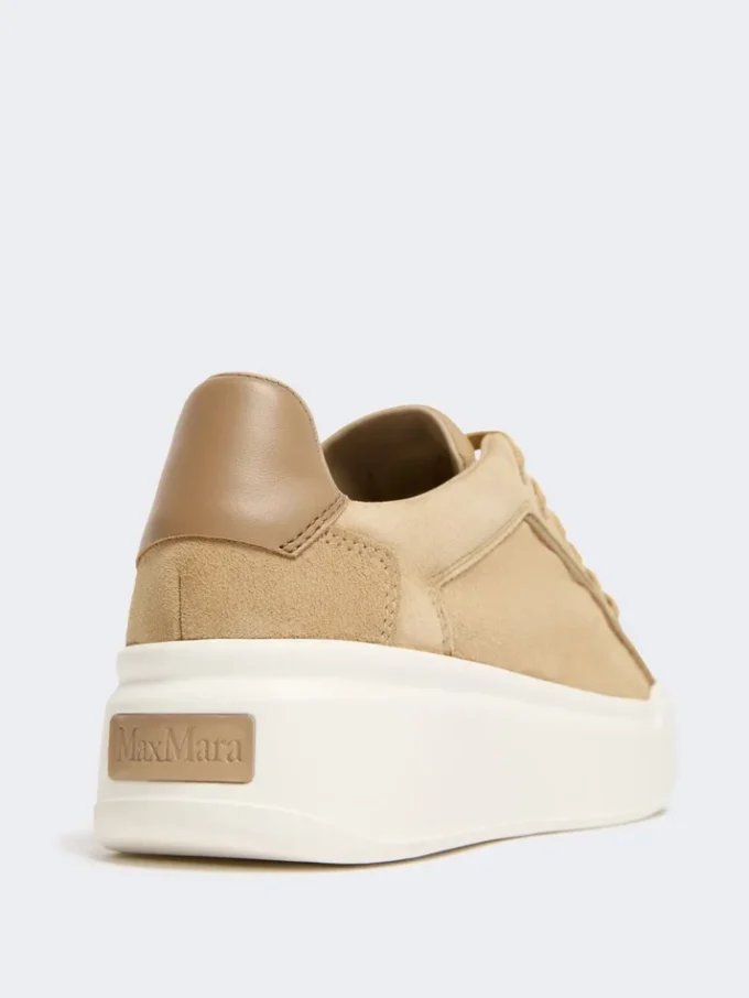 Ruskindssneakers, sand Ruskindssneakers, sand