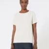 Satin-T-shirt, natur Satin-T-shirt, natur