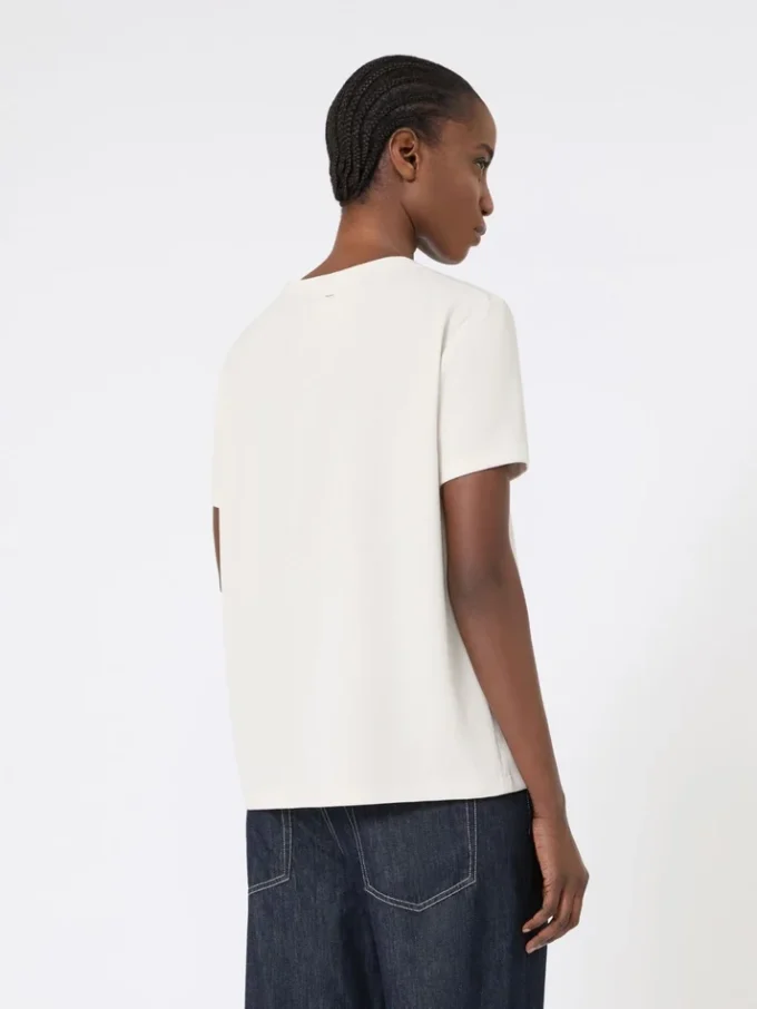 Satin-T-shirt, natur Satin-T-shirt, natur