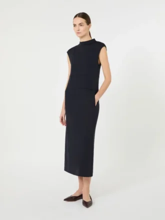 Scuba-jersey-et-styk-kjole, ultramarin