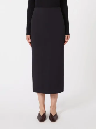 Scuba-jersey-pencilskirt, ultramarin