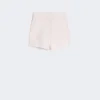 Shorts i uld, mohair og silke, beige-rosa Shorts i uld, mohair og silke, beige-rosa