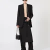Skræddersyet blazer i Pure Wool, sort Skræddersyet blazer i Pure Wool, sort